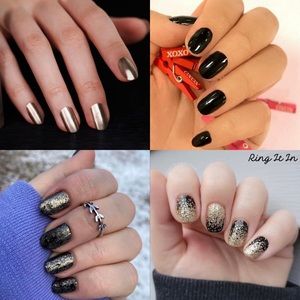 4 Brand New Color Street Sets in Stunning Black and Gold